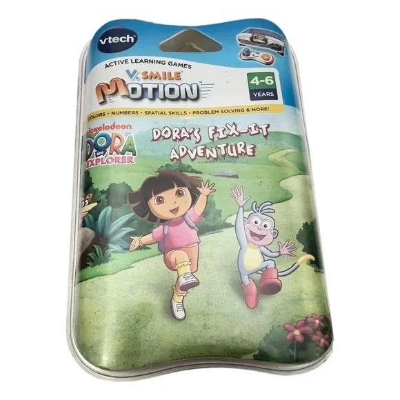 VTech VSmile Motion Lot 3 Save Animals Tinkerbell Dora Fit-it Sealed New - Picture 8 of 11